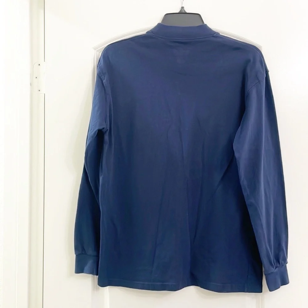 Russell Athletic boys navy blue long sleeve shirt